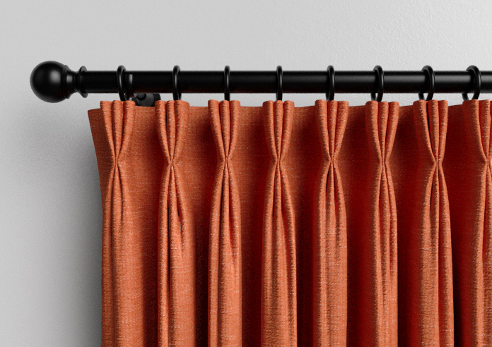 Carron, Tangerine - Made to Measure Curtains - Image 11